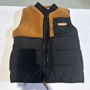 Timberland classic warm puffer outdoor vest toddler 4T like new!